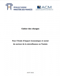 Etude d’impact économique et social du secteur de la microfinance en Tunisie