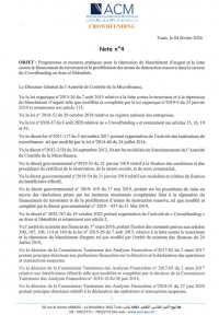 Note - crowdfunding n°4 de l’Autorité de Contrôle de la Microfinance